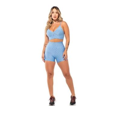Imagem de Conjunto Fitness Feminino Bubble Nude Academia WarFit, G