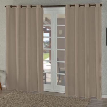 Imagem de Cortina oxford liso 2,80x2,30 - Feffo Cortinas, AVELÃ