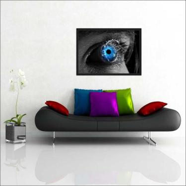 Imagem de Quadro Decorativo Medicina Oftalmologia Visão Olhos Decorações Com Mol