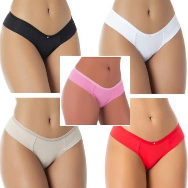 Imagem de Kit 10 Calcinhas em Microfibra Especial no Atacado  8068 - Silvest Lin