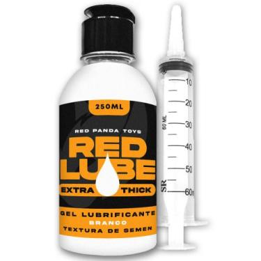 Imagem de Gel Lubrificante Semen Lube Cum Lub Red Lube Extra Thick 250ml Neutro 