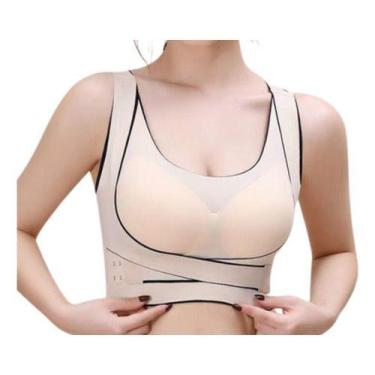 Imagem de Sutiã Cinta Modeladora Levanta Seios Compressão Top - oem, Preto