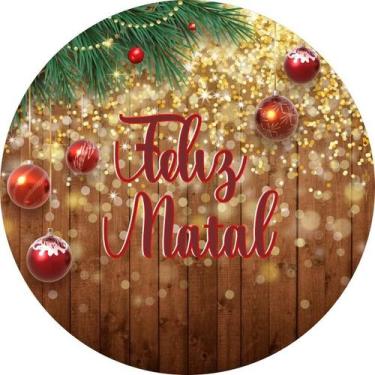 Imagem de Painel Sublimado Veste Fácil C/ Elástico 1,50m Natal - Fadrix