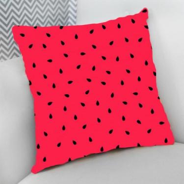 Imagem de Almofada Decorativa Cheia c/ Zíper 40x40 Coleção Estampas Frutas - Del