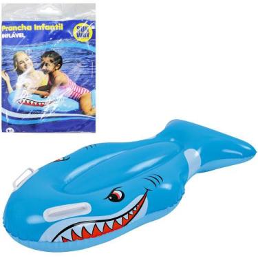 Imagem de Colchao / prancha inflavel infantil tubarao sun way 100x54cm - RIO DE 