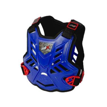 Imagem de Colete Amx Infantil Trilha Motocross, Azul, Preto