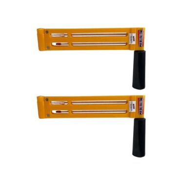 Imagem de Kit 2 Psicrômetro Termômetro Manual Giratório Temperatura Ambiente -5 