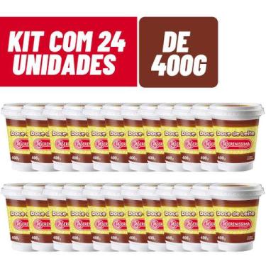 Imagem de 24x De 400g - Doce De Leite La Serenissima Argentino