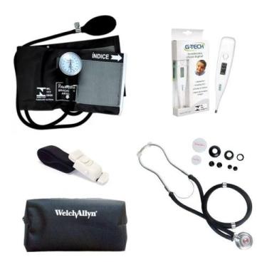 Imagem de Kit Estagio Enfermagem Completo - Marca Premium Gtech Cores,  Preto