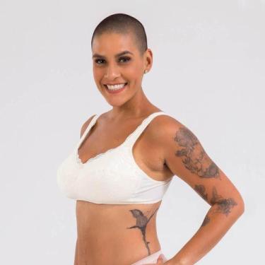 Imagem de Sutiã Mastectomia Rendado Esbelt 630, 48, Chocolate