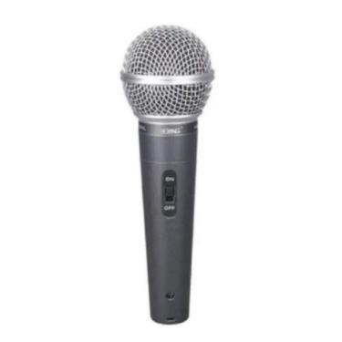 Imagem de Microfone Locutor Micro fone Le-903 com Cabo Audio Bom - A.R Variedade