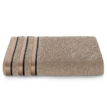 Imagem de Banho Olympus Gigante Canelada Avulsa - TOALHAS GROH, Marrom amarelado