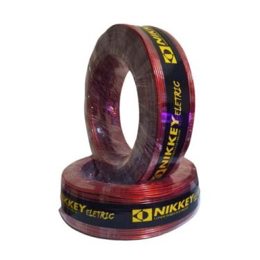 Imagem de Fio Cabo Bicolor Cordão Paralelo 2 x 2,5 Vermelho/preto Rolo 100 Metro