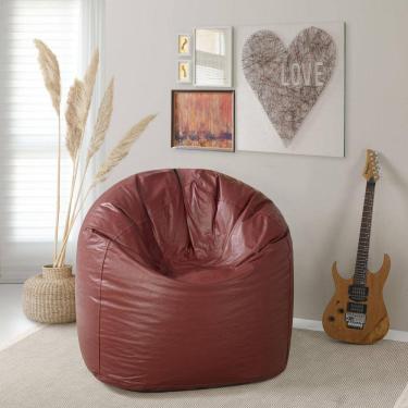 Imagem de Puff Fofão Monster Game Yescasa Vinho