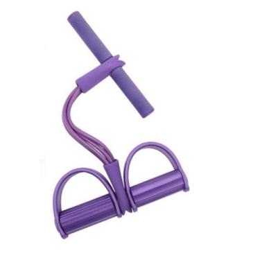Imagem de Extensor Elástico Pedal De Puxar Fitness Sit-Up Musculação  - BC BORA 