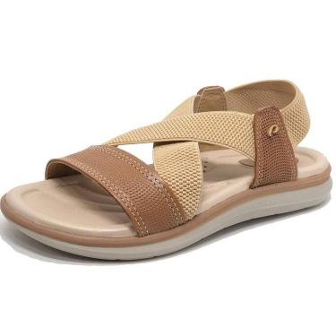 Imagem de Sandalia Papete Feminina Conforto Fácil Calce Pegada