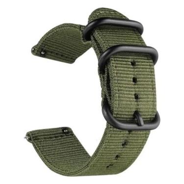 Imagem de Pulseira 18mm Nylon Force Com Pinos de Engate Rápido - Poolsy, Verde