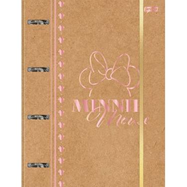 Imagem de Caderno Argolado College 80 Fls Mickey E Minnie Arts Kraft Rosa 1 Silhueta Jandaia