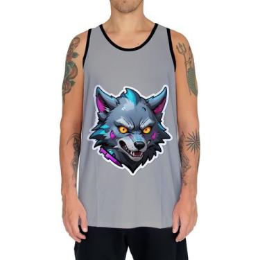 Imagem de Camiseta Regata Tshirt Animais Cyberpunk Lobos Matilha HD 1 - Enjoy Sh