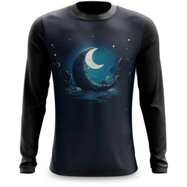 Imagem de Camiseta Manga Longa Lua Minguante Bonita - FABRIQUETA, GG