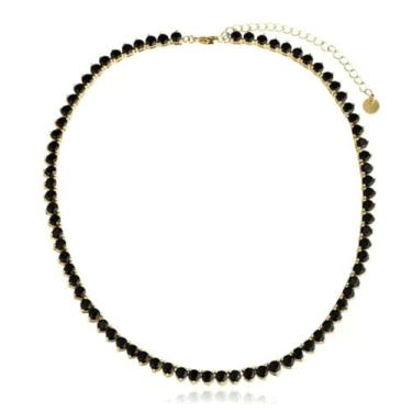 Imagem de Genérico, RIVIERA 3 PONTAS BANHO RÓDIO OU OURO 18K Cor:Preto;Tipo de Banho:Ouro 18K