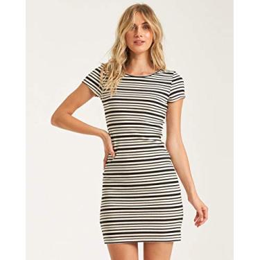 Imagem de Billabong Vestido feminino Shore Thing Bodycon, Preto, G