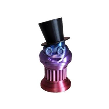 Imagem de Znet3D Troféu Mini Gentlemen Poop Emoji – Elegante Black Top Hat on Poop Emoji Trophy – Adicione sofisticação e humor ao seu evento – Perfeito para homenagear vencedores ou perdedores (chapéu preto