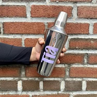 Imagem de Coqueteleira personalizada, aço inoxidável, 3 peças