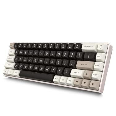 Imagem de KZZI Teclado magnético CNC para jogos com gatilho rápido, interruptores de efeito Hall, moldura de alumínio CNC, acionamento ajustável, teclado mecânico 60% compacto TKL, teclas RGB PBT para