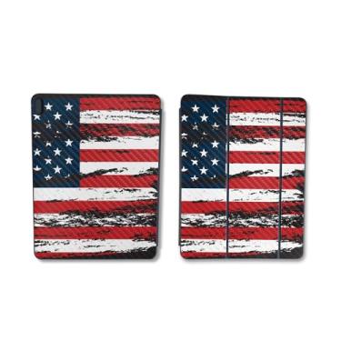 Imagem de Capa de fibra de carbono compatível com Apple Smart Folio para iPad Pro 27.9 cm (M2) 2024 - Bandeira esfarrapada - Capa protetora de vinil premium 3M - Fácil de aplicar | Feita nos EUA por MightySkins