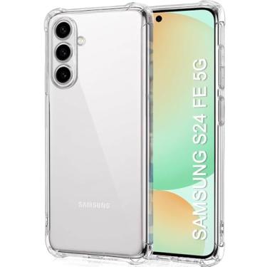 Imagem de Capa Protetora Para Samsung Galaxy S24 Fe Capinha Case Transparente Air Anti Impacto Prote��o De Silicone Flex�vel - Danet