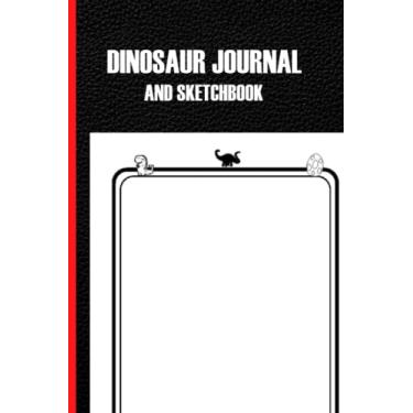 Imagem de Dinosaur Journal And Sketchbook: Types Of dinosaur Sketch Book. Large Dinosaur Drawing Pad Notebook Gift. Cool Dinosaur Book For Drawing for Boys and Girls