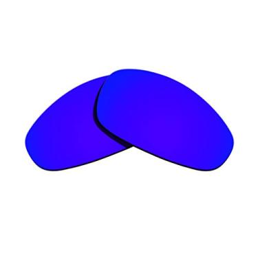 Imagem de Lentes de reposição polarizadas para óculos de sol Oakley Juliet - várias cores, Revestimento espelhado roxo, 0