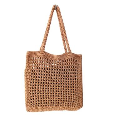 Imagem de Bolsa croche femenina praia fio nautico (BEGE FIO NAUTICO)