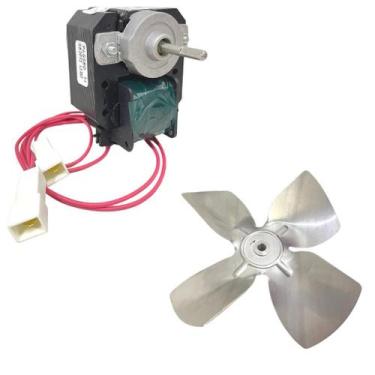 Imagem de Micro Motor 1/100 + Hélice De Alumínio Metalfrio - 220V - Elco