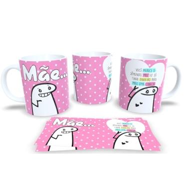 Imagem de Caneca de Porcelana Branca Personalizada Familia e familiares Rosa (Mãe)