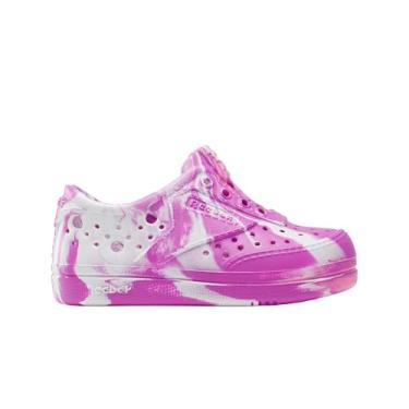 Imagem de Reebok Tênis infantil unissex Club C, Bege esportivo/sombra/vermelho energético, 11 Little Kid