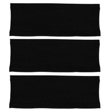 Imagem de Testeira Headband Faixa de Cabeça HUPI Prime Kit 03 Preto, Preto