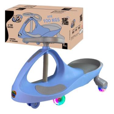 Imagem de Carrinho Gira Gira Car Rolimã Infantil Até 100kg Com luzes - Fenix Bri
