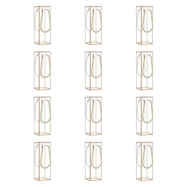 Imagem de 12x Caixas de presente transparentes Bolsas de presente armazenamento de brinquedo caixas de flores práticas de embalagens para férias de aniversário