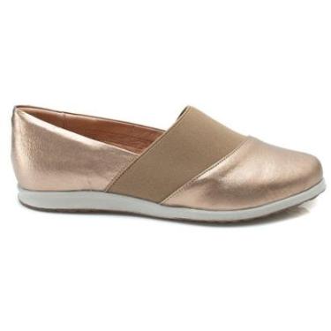 Imagem de Sapato Feminino Opananken Alexxa Em Couro Funny Prata Velho 39-Feminino