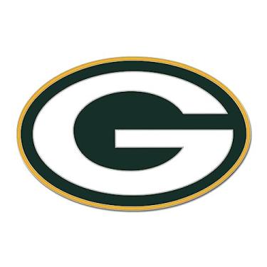 Imagem de WinCraft NFL Universal Jewelry Caps PIN Green Bay Packers LOGOTIPO, One Size, Decoração de metal com pedra preciosa/esmalte