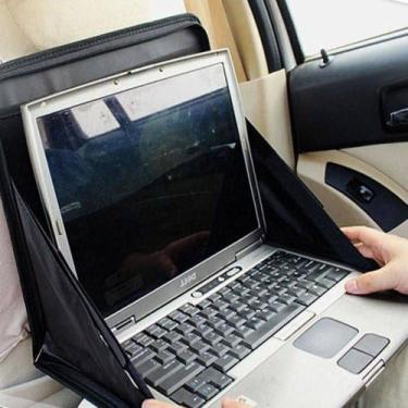 Imagem de Mesa de Computador para Carro - Rack Dobrável de Malha para Laptop