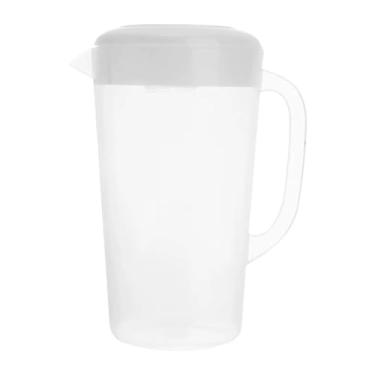 Imagem de Ｂｅｓｇａ Jarra de água com tampa de pingêndinha de chá gelado de grande capacidade Jug quente quente chaleira quente para geladeira limonada de bebida de chá