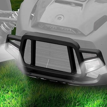 Imagem de Protetor de para-choque dianteiro com luzes LED para Can Am Ryker 600, 900, Rally todos os modelos, protetor de escova de proteção frontal A & UTV PRO com acessórios de luz de realce de LED, substitui OEM # 219401108