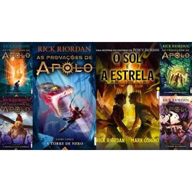 Imagem de Coleção As Provações De Apolo +  O Sol E A Estrela Rick Riordan - Intr