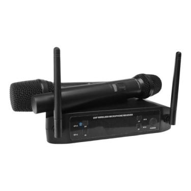 Imagem de Microfone Sem Fio  Bastão Duplo Ls 916 - Leson