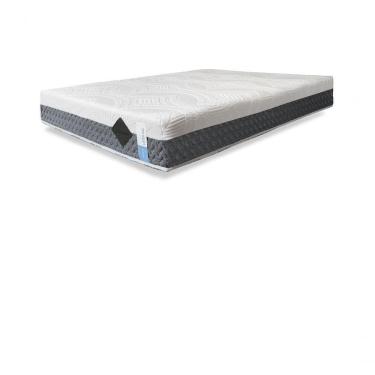 Imagem de Colchão Natural Gel Articulado Cinza 25cm Opcionais Kit Zen Medida Solteiro 88x188cm