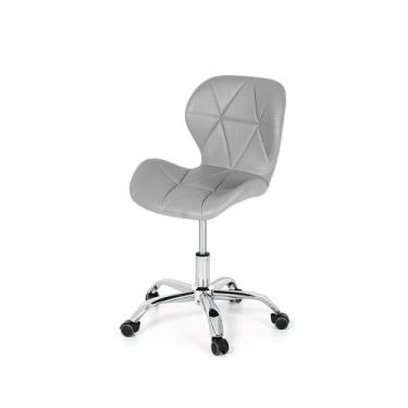 Imagem de Cadeira Office Eiffel Slim Base Giratória - Cinza - Magazine Decor