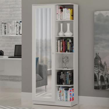 Imagem de Armário Multiuso 1 Porta com Espelho João Pessoa